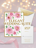 Elegant Wedding Invitation Suite